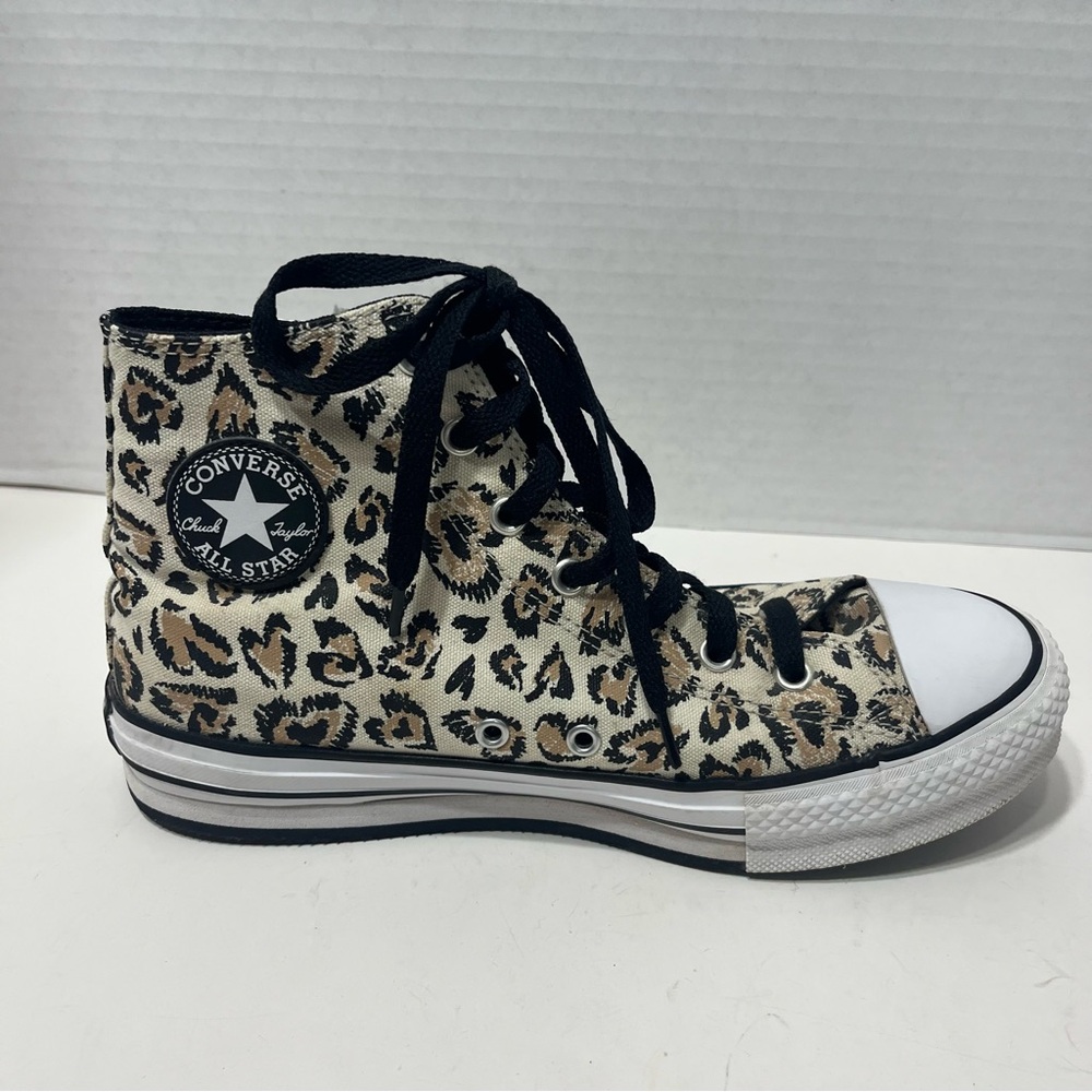 Converse Chuck Taylor All Star Lift High-Top platform sneakers animal print - Picture 11 of 15